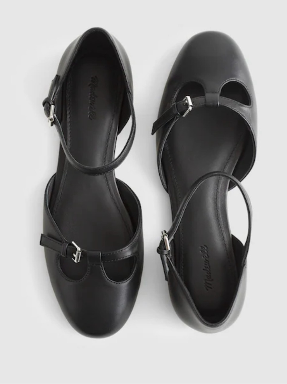 Madewell the Hester ankle strap d’Orsay flats 8.5